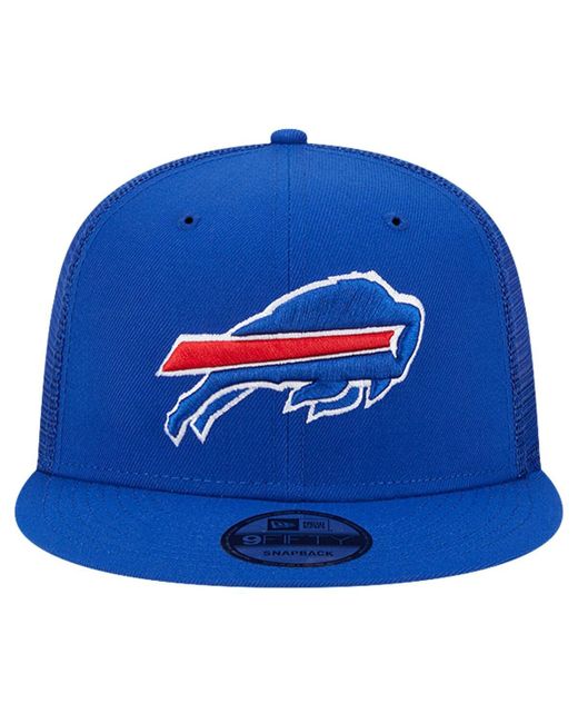 KTZ Blue Buffalo Bills Main Trucker 9fifty Snapback Hat for men