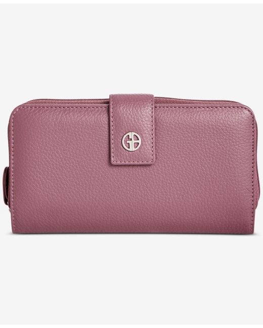 Giani Bernini Red Softy Leather All In One Wallet