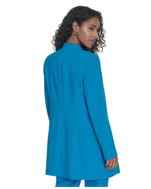 Calvin Klein Blue Open-front Jacket