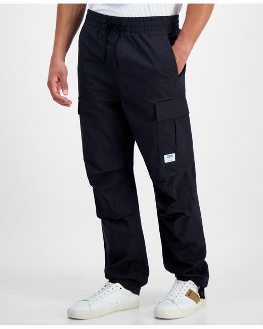 Boss Black Hugo By Drawstring Cargo Pants for men