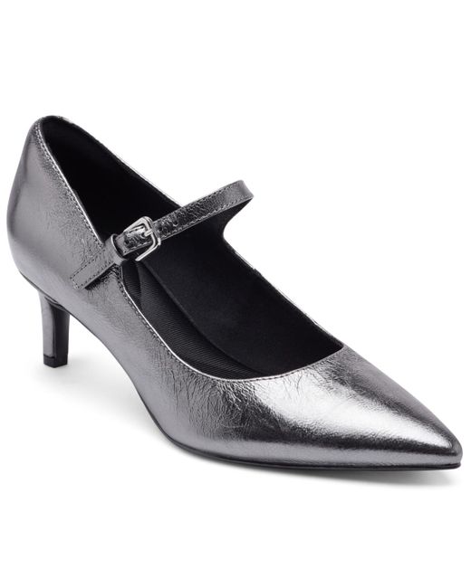 Rockport Blue Chase Mary Jane Pointed-toe Pumps