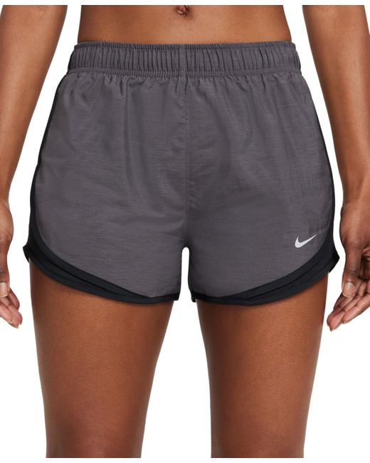 Nike Gray Tempo Brief-lined Running Shorts