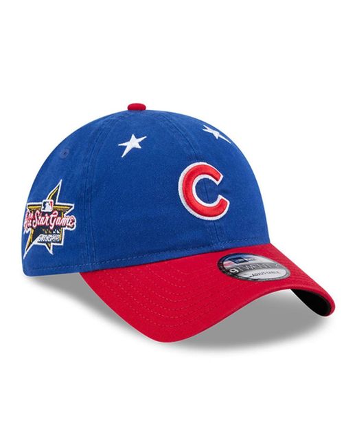 KTZ Blue Royal/red Chicago Cubs 2025 Mlb All-star Game 9twenty Adjustable Hat for men