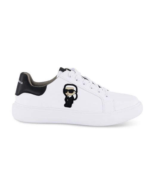 Karl Lagerfeld White Karl Patch Sneakers for men
