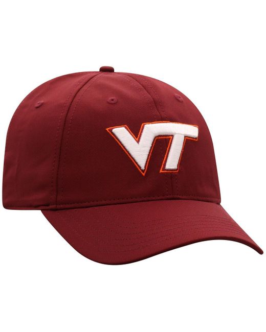 Top Of The World Red Virginia Tech Hokies Victory Trainer Adjustable Hat for men