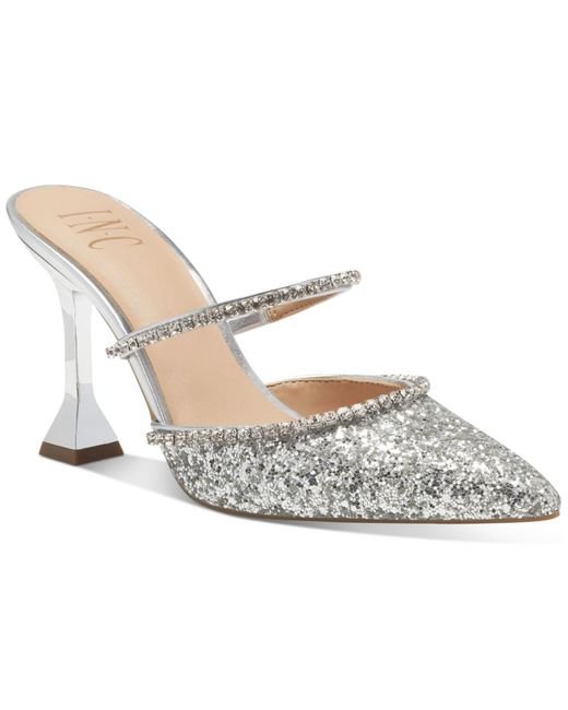 INC International Concepts Metallic Gylana Pointed Pumps, Created For Macy's