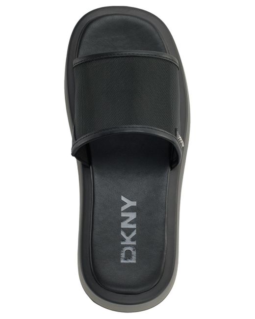 DKNY Black Orion Mesh Platform Sandals