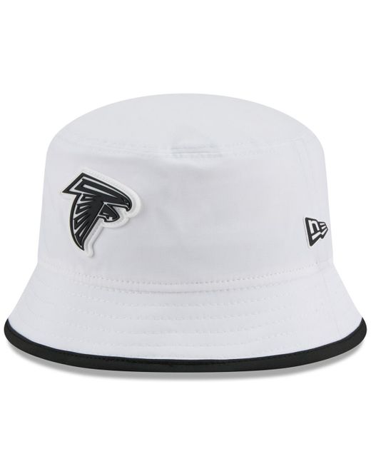 KTZ White Atlanta Falcons 2025 Nfl Training Camp Stretch Bucket Hat for men