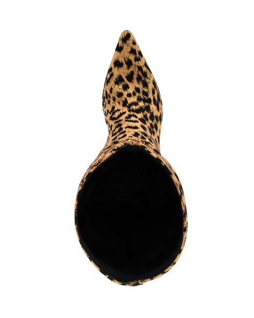 Guess Brown Palisa Wide Calf Tall Kitten Heel Dress Boots