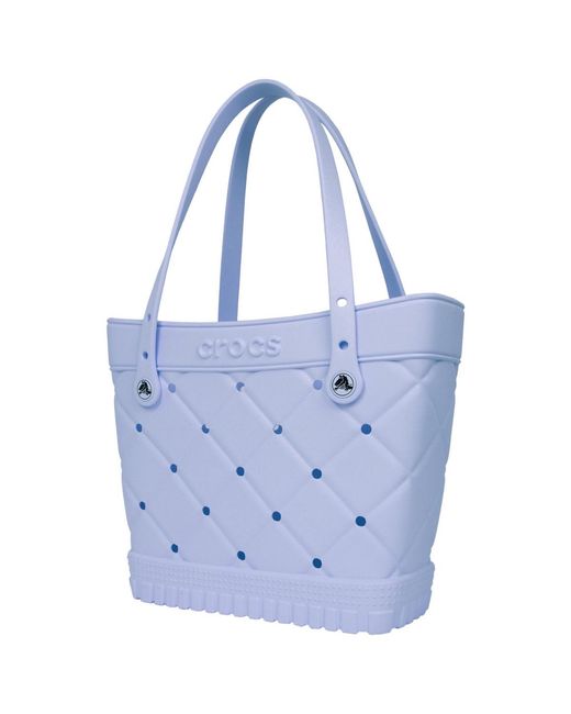 CROCSTM Blue Medium Quilted Tote