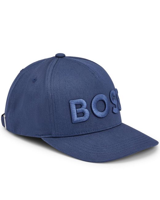 Boss Blue Boss By Embroidered Logo Five-panel Cap for men
