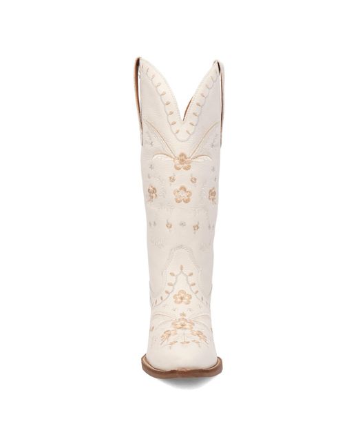 Dingo Natural Full Bloom Leather Boot