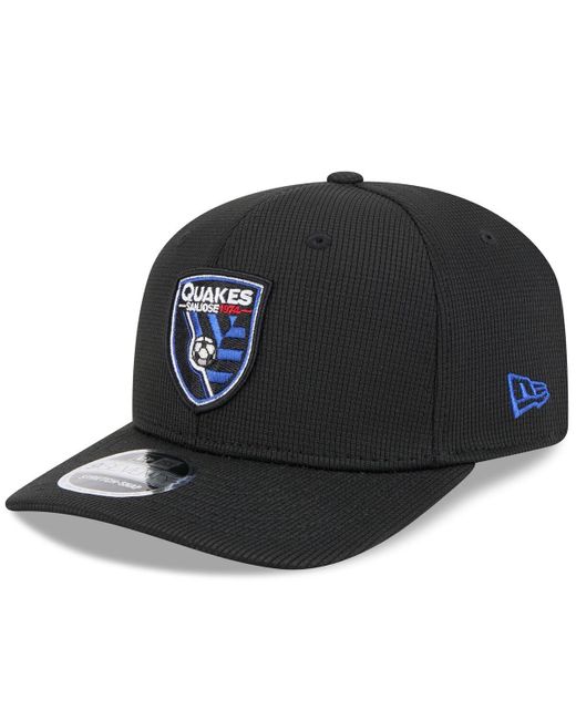 KTZ Black San Jose Earthquakes 2025 Jersey Hook 9seventy Stretch-snap Hat for men