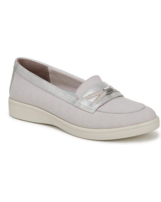 Bzees White All Aboard Washable Round Toe Boat Shoes