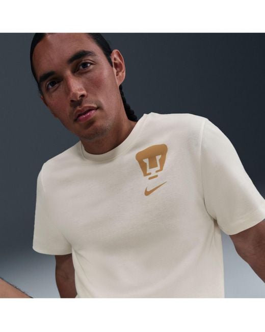 Nike Blue Pumas Crest T-shirt for men