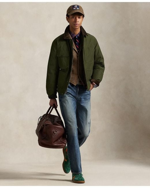 Polo Ralph Lauren Brown The Elsdon Down Utility Jacket for men