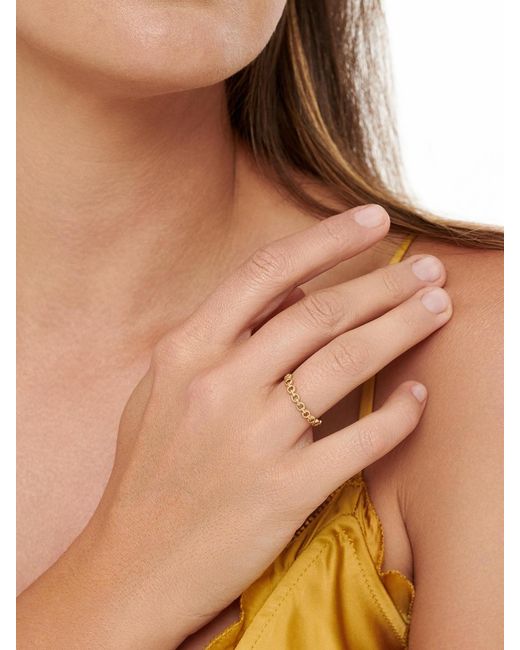 DEVATA Metallic Cable Link Ring