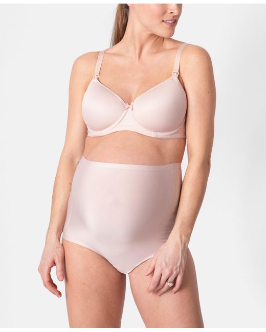 Seraphine Pink No Vpl Over Bump Maternity Panties – Twin Pack