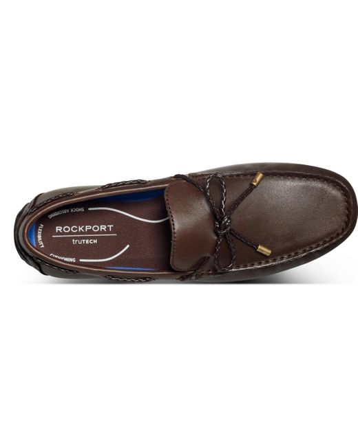 Rockport Brown Taya Casual Slip On Flat Loafers for men
