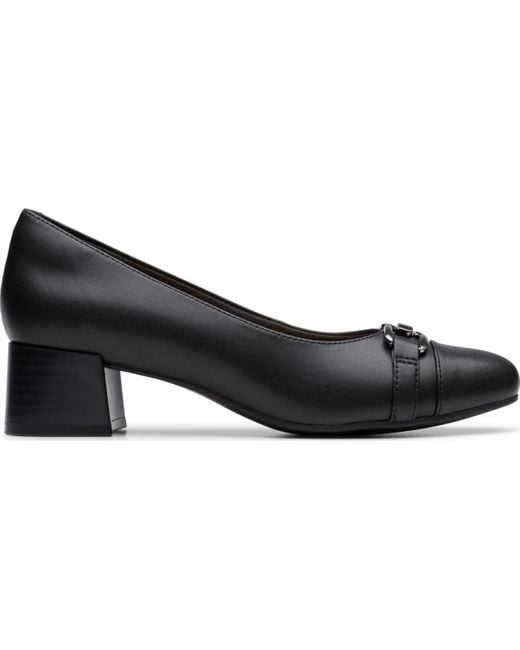 Clarks Black Iridessa Erin Slip-on Pumps