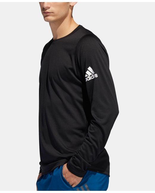 adidas men's climalite long sleeve shirt