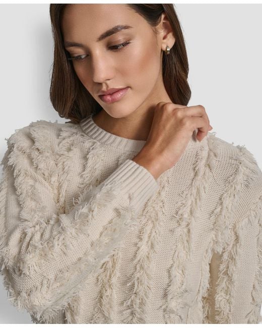 DKNY Natural Long Sleeves Sweater