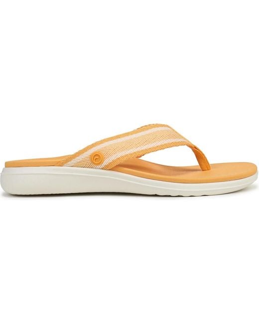 Vionic White Indigo Thong Sandals