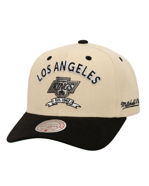 Mitchell & Ness Natural Â Los Angeles Kings Soul Legacy Defined Two-tone Pro Crown Adjustable Hat for men