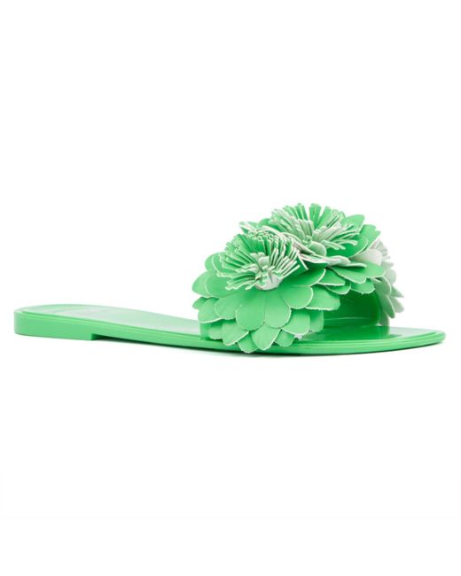 New York & Company Green Anella Sandal