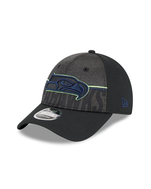 KTZ Black Seattle Seahawks 2023 Nfl Training Camp Team Colorway 9forty  Adjustable Hat for Men