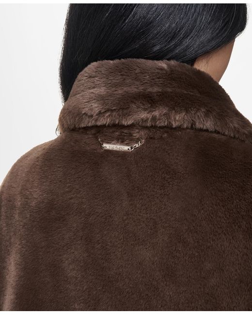 DKNY Brown Asymmetrical Two-button Front Jacket