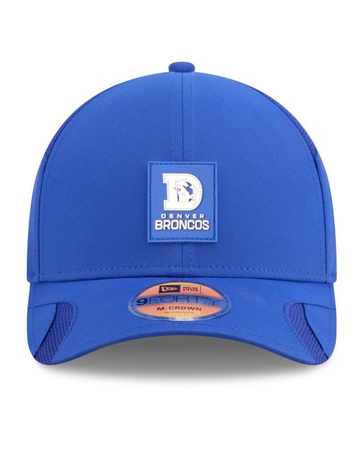 KTZ Blue Seattle Seahawks 2025 Sideline Throwback M-crown 9forty Adjustable Hat for men