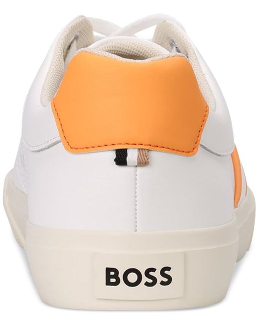 Boss White By Hugo Aiden_tenn_flpp Lace-up Sneakers for men