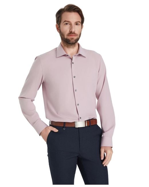 alfani athletic fit dress shirt Alfani Men's Athletic Fit Twill Stretch Dress Shirt