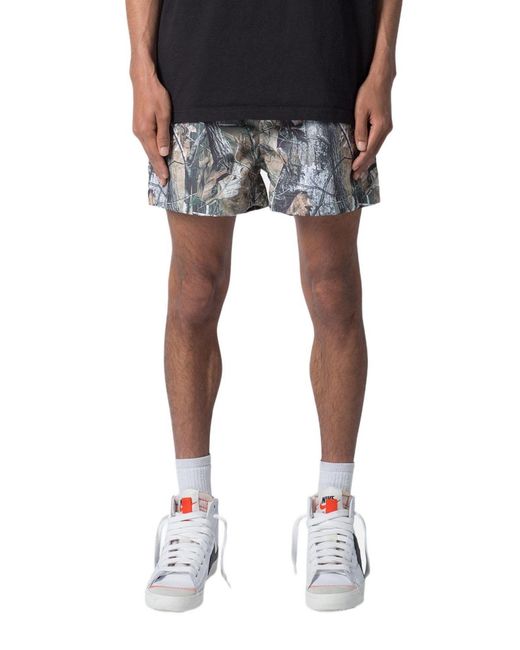 MNML Black Big & Tall Summer Shorts for men