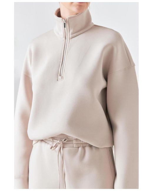 Grey Lab Natural Scuba Sweatshirt