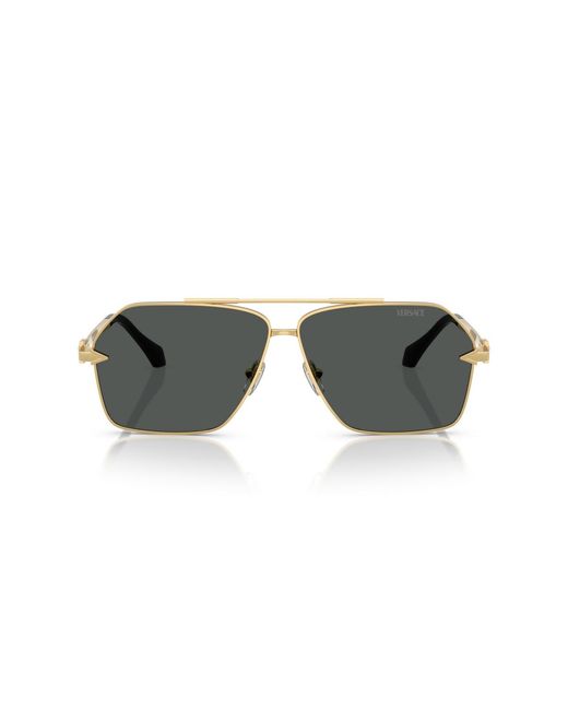 Versace Green Square Sunglasses for men