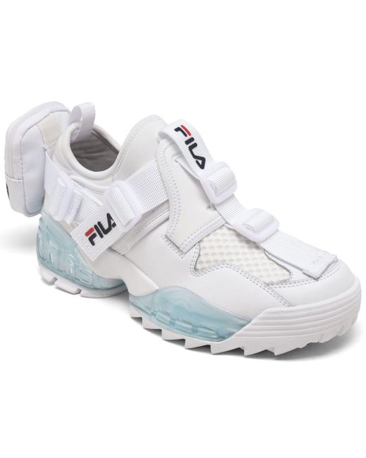 Fila Leather Unit Le Casual Sneakers From Finish Line in White | Lyst