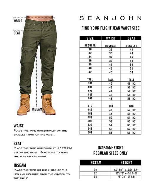 sean john men's cargo pants