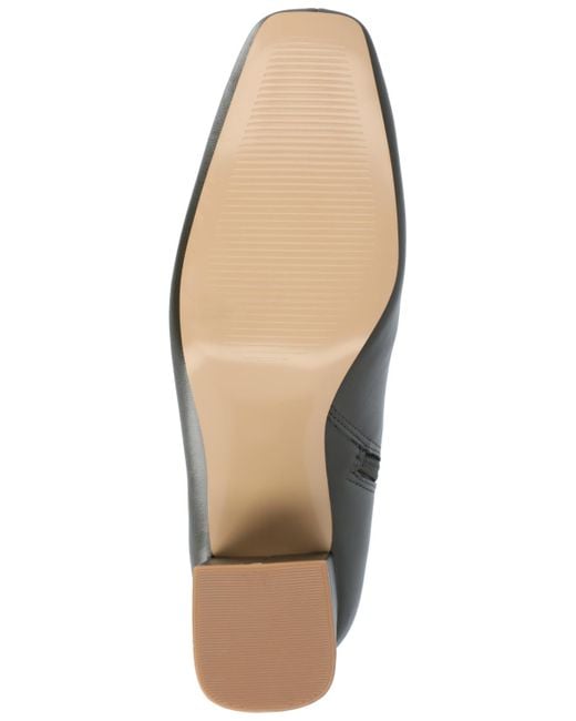 Journee Collection Gray Haylinn Block Heel Dress Booties