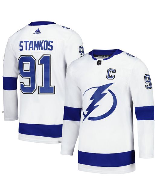Adidas Blue Steven Stamkos Tampa Bay Lightning Away Authentic Player Jersey for men
