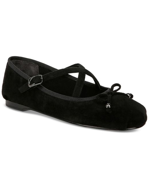 Circus by Sam Edelman Women's Black Zuri Crossband Ballet Flats