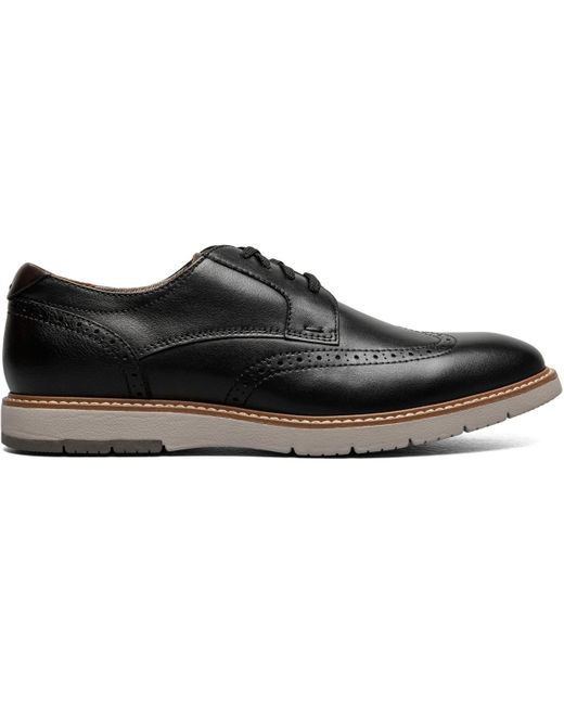Florsheim Black Vibe Wingtip Oxford Dress Shoe for men