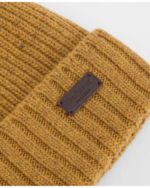 Barbour Brown Carlton Beanie for men