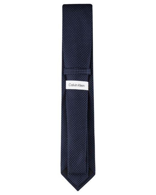 Calvin Klein Blue Steel Micro Solid A Tie for men