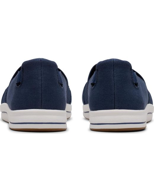 Clarks Blue Cloud Steppers Breeze Vibe Flat Shoes