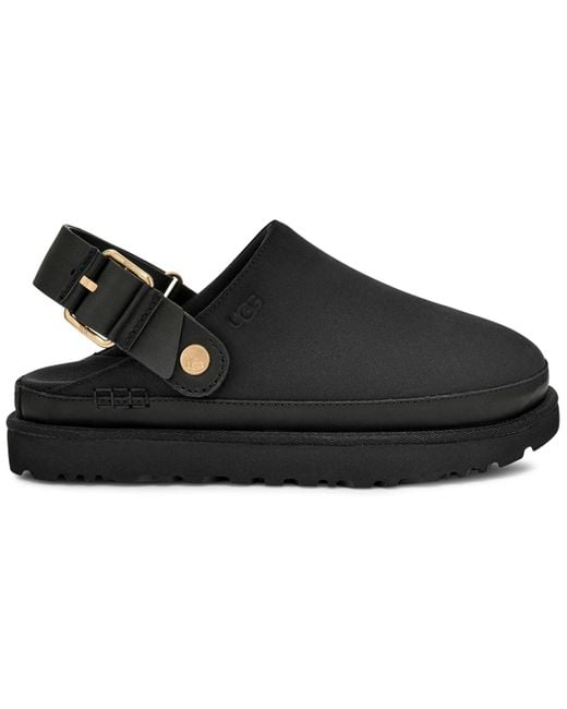 Ugg Black Goldenstar Villa Clogs