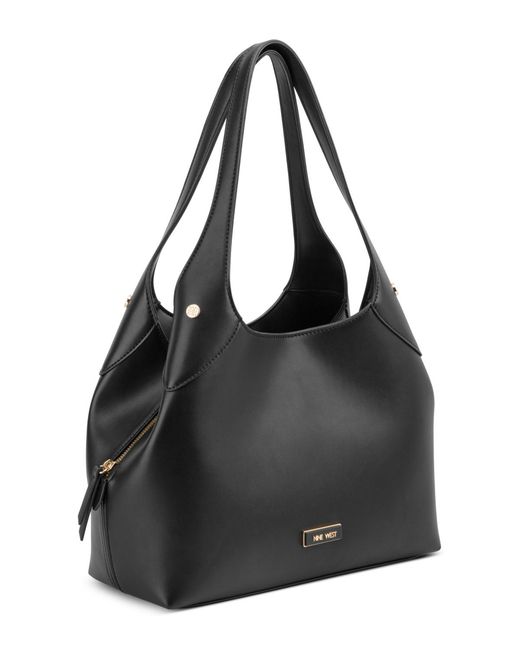 Nine West Black Eamon Large Shoulder Bag