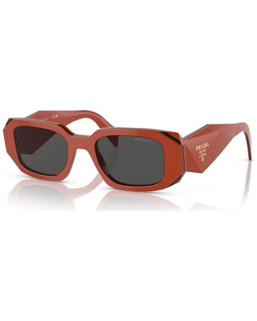 Prada Brown Sunglasses, Pr 17ws