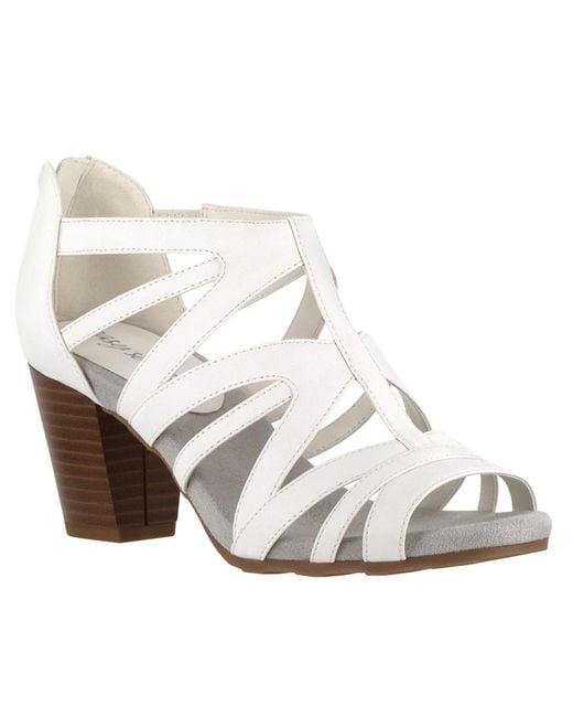 Easy Street White Amaze Sandals